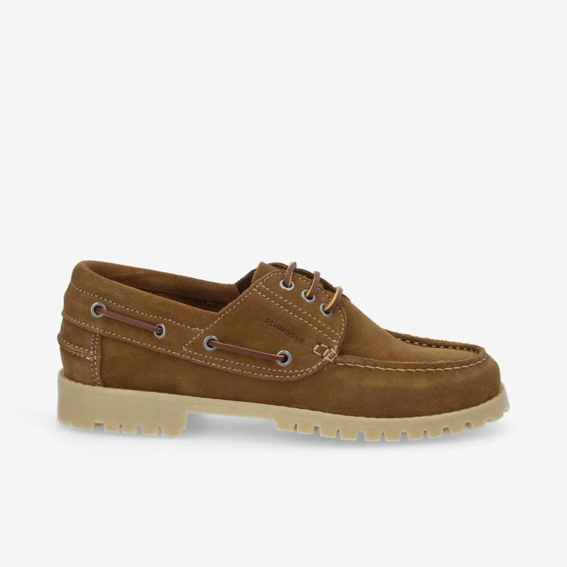 NEWQUAY BOAT M - SUEDE - MARRON